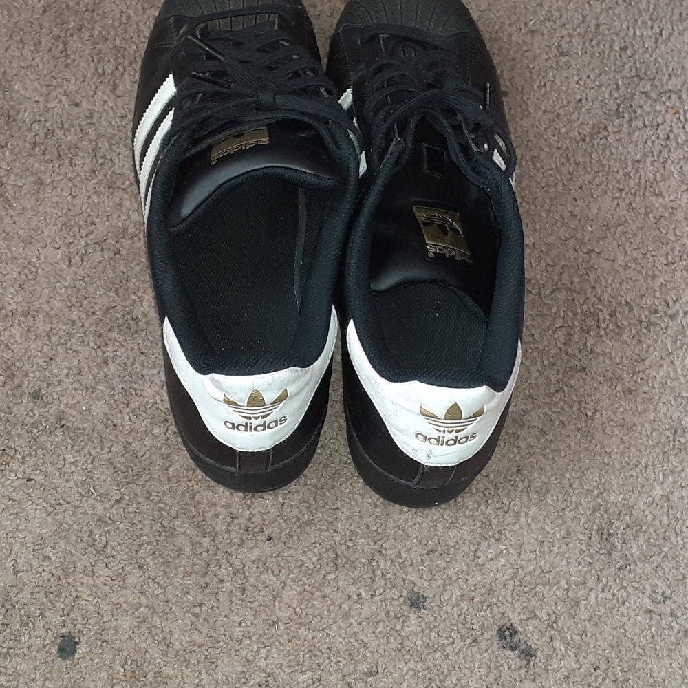 Addis original black white shell toe